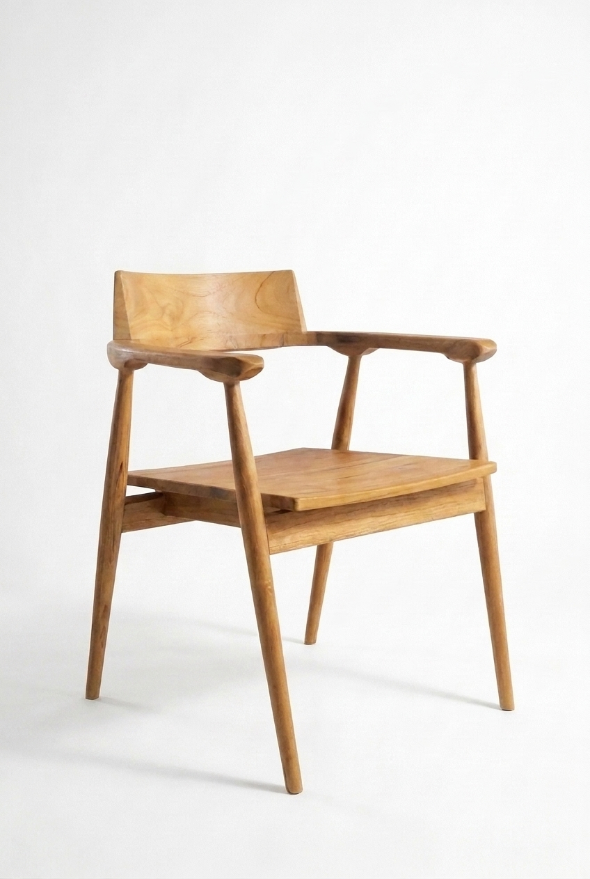 Flared-Back Armchair