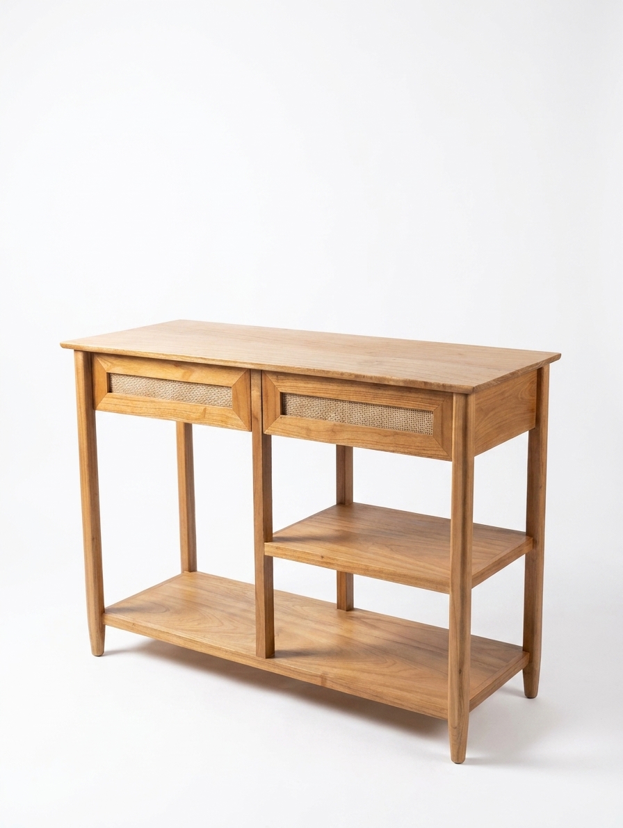 Rattan Console